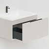Salini Touch Тумба 60х50х32см., подвесная, с раковиной, 1 ящик, верт. фрез., цвет: Сreamy