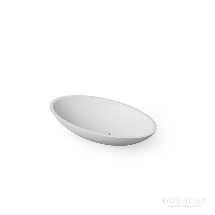 Фото Dea Design Washbasins Раковина 60x35x10.5см., накладная, без отв., Solid Surface, цвет: White №18