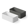 Dea Design Stripes Ванна 160x80x56см., отдельностоящая, Solid Surface, цвет: White №18