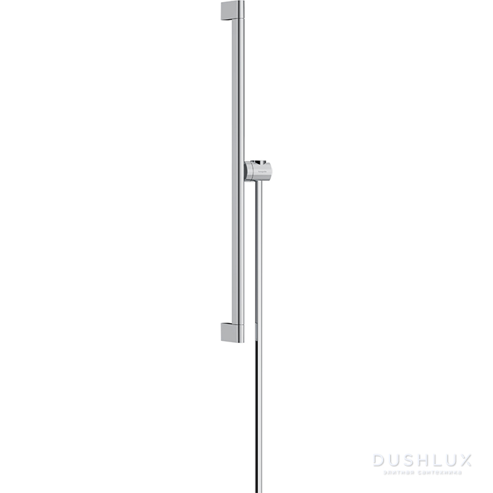 Фото Hansgrohe Unica Душевой гарнитур: штанга для душа S Puro 65см., слайдер и шланг Isiflex 160см., цвет: хром