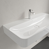Villeroy&Boch Finion Раковина 100х47 см, 1 отв., с переливом, с антигрязевым покрытием CeramicPlus, цвет: белый