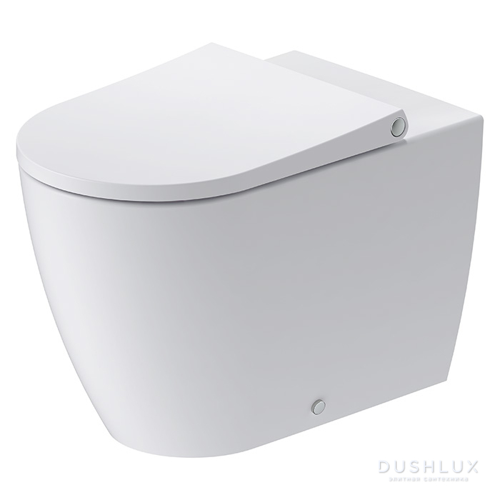 Фото Duravit Bento Starck Box Унитаз 37x60 см, напольный, с сиденьем, цвет: белый глянцевый