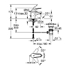 Grohe Euroeco Смеситель для раковины, на 1 отв., цвет: хром