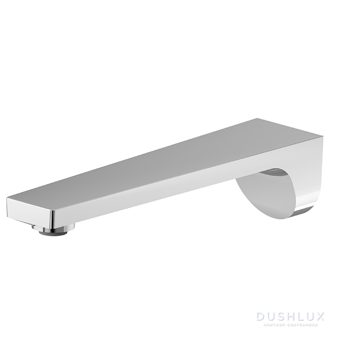 Фото Newform ParkLE Излив для раковины 18.9см., встраиваемый, 1/2”, цвет: хром