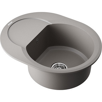 Omoikiri Sakaime 60E Кухонная мойка 60x19,5x47см.,встраиваемая, цвет: leningrad grey