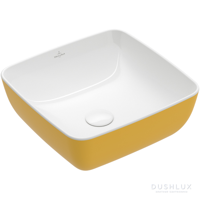 Фото Villeroy&Boch Artis Раковина 41x41x13см., накладная, цвет: Indian Summer