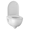Geberit Renova Унитаз 37х53см., подвесной, безободковый, с крышкой-сиденьем микролифт, цвет: белый