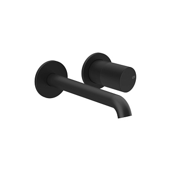 Gessi Habito Unito Смеситель для раковины, настенный, цвет: Matte Black