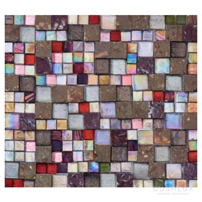 Фото Sicis Colors Мозаика 25.4x28.4см, настенная, цвет: fossil