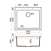 Omoikiri Bosen 57 Кухонная мойка 57x20x50см.,встраиваемая, цвет: бежевый