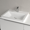 Villeroy&Boch Subway 3.0 Раковина 60х47х16.5см., 1 отв., подвесная, без перелива, цвет: альпийский белый