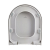 Villeroy&Boch Subway Сиденье с крышкой для унитаза, с микролифтом, нерж. сталь, цвет: альпийский белый