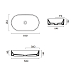 Catalano Zero Раковина накладная 60x35см, цвет: белый глянцевый