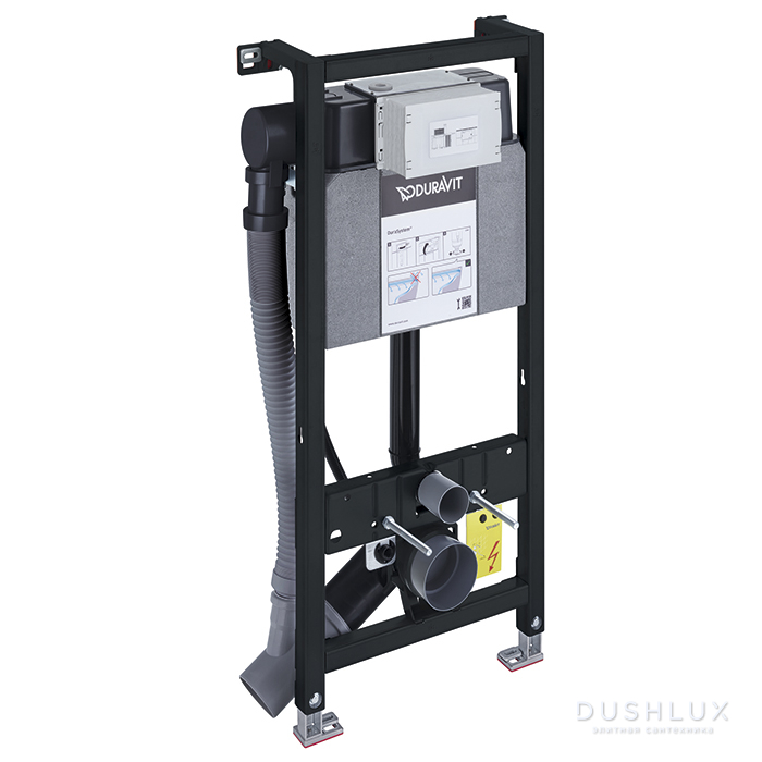 Фото Duravit DuraSystem Рама для установки подвесного унитаза 114.8x50x15.5 см, в сборе с бачком 9л, ручная нейтрализация запаха, гигиенический смыв