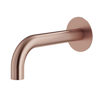 Plumberia Selection IXO Излив для ванны 21см., настенный, цвет: медь брашированная