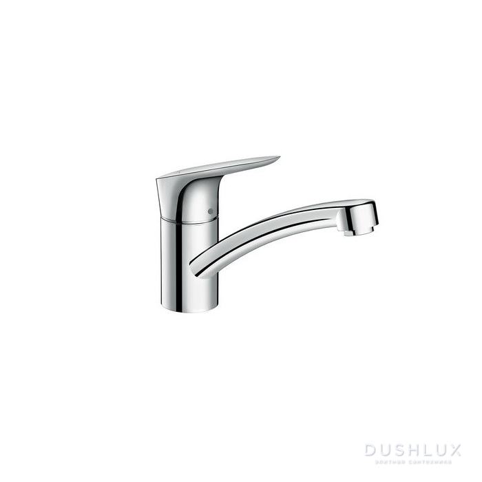 Фото Hansgrohe Logis M31 Кухонный смеситель на 1 отв, однорычажный, поворотный излив 202мм,  h116мм, 1jet, цвет: хром