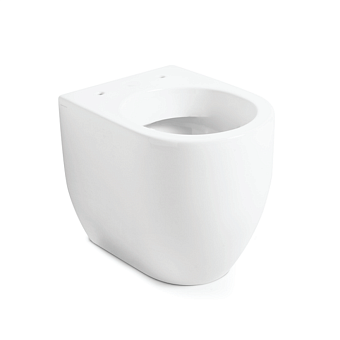 Kerasan Flo NEW Унитаз напольный 53x37см., безободковый, цвет: белый