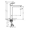 Hansgrohe Logis Смеситель для раковины, 1 отв., без донного клапана, цвет: хром