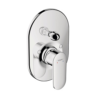 Hansgrohe Vernis Blend Встраиваемый смеситель для ванны с переключателем (внешняя часть), цвет: хром