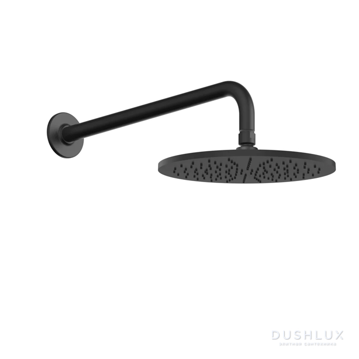 Фото Gessi Inciso Shower Душевая головка шарнирная на 1/2” с защитой от налёта, цвет: black XL