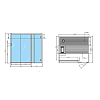 Effegibi Yoku S Glass Био-Сауна 230x200h214см, SX, цвет: на выбор
