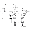 Hansgrohe Talis M54 Смеситель для кухни, 1 отв., цвет: черный матовый