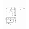 Grohe Cube Раковина 50 см, 1 отв., накладная, цвет: белый