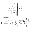 Duravit Soleil by Starck Унитаз 37x48 см, подвесной, безободковый, Weiß Hochglanz, HyG, цвет: белый
