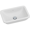 Villeroy&Boch Loop Friends Раковина 45х28 см, без отв., с переливом, с антигрязевым покрытием CeramicPlus, цвет: белый