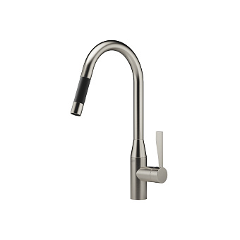 Dornbracht Sync Смеситель для раковины, на 1 отв., Pull-down с выдвижной лейкой, цвет: платина матовая