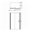 Burlington Britton Дверь раздвижная с боковым экраном 120x70см., цвет: хром