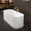 Villeroy&Boch Finion Ванна 170х70х62см., отдельностоящая, Quaryl®, цвет: альпийский белый/золото