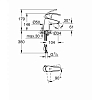 Grohe Eurosmart New 2015 Смеситель для раковины, с цепочкой, S-size, цвет: хром