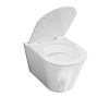 Kerama Marazzi Plaza Modern Унитаз 36x53см., подвесной, безободковый, с крепежом, цвет: белый глянцевый