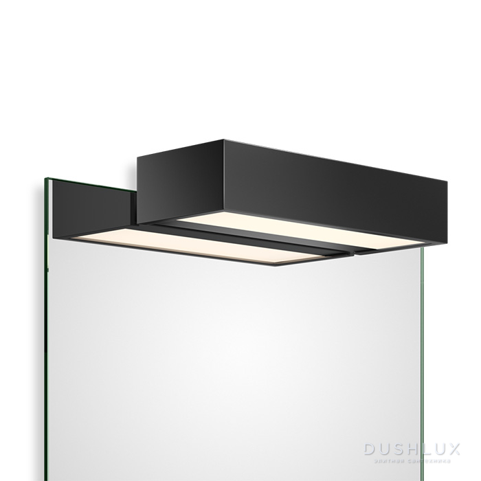 Фото Decor Walther Box 1-25 N LED Светильник на зеркало 25x10x5см, светодиодный, 1x LED 18.4W, цвет: черный матовый