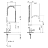 Dornbracht Tara Classic Смеситель для раковины, на 1 отв., Profi, цвет: платина