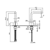 Fantini AF/21 Смеситель для раковины, 1 отв., излив 155 мм, цвет: Matt Copper PVD