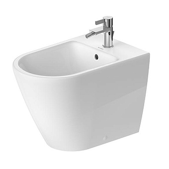 Duravit D-Neo Биде напольное 37x58x40 см, с переливом, с 1 отв., цвет: белый