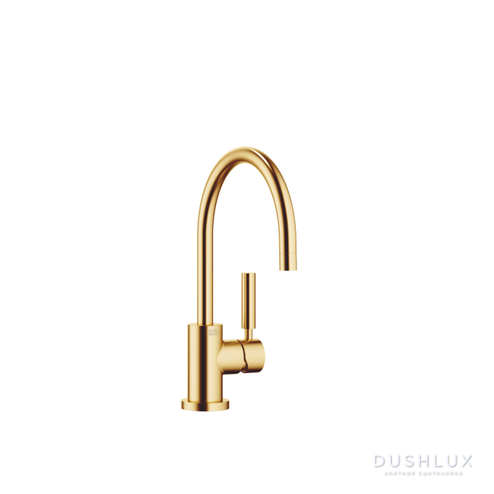 Фото Dornbracht Tara Classic Смеситель для раковины, на 1 отв., цвет: латунь сатинированная