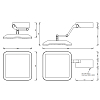 Decor Walther Club Vanity Plus Косметическое зеркало VISION, цвет: хром