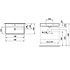 Laufen VAL Раковина 75х42х11.5 см, 1 отв., с покр. LCC, цвет: белый