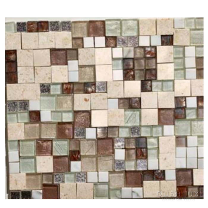 Фото Sicis Colors Мозаика 25.4x28.4см, настенная, цвет: seppia