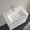 Villeroy&Boch Subway 3.0 Раковина 80х47х16.5см., без отв., подвесная, CeramicPlus, без перелива, цвет: белый камень