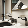 Gessi Venti20 Смеситель для раковины на 3 отверстия, высота излива 98 мм., в комплекте с донным клапаном, цвет: черный