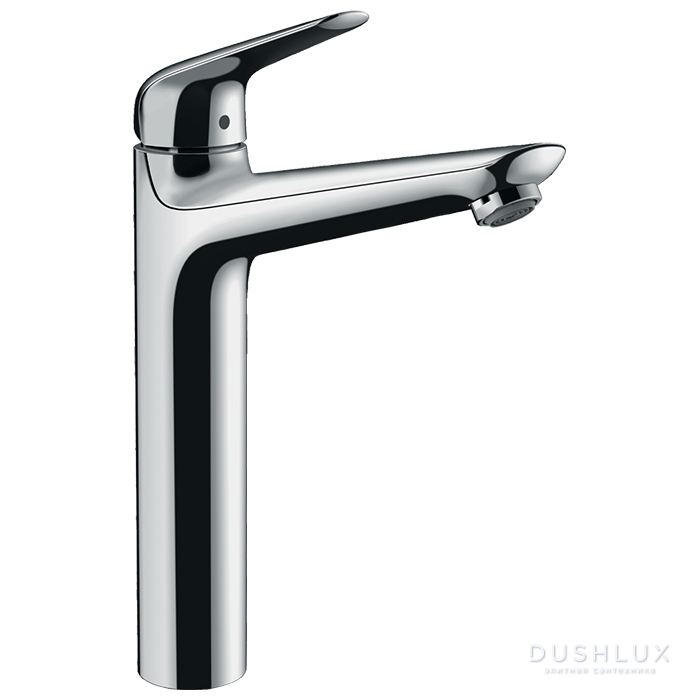 Фото Hansgrohe Novus Смеситель для раковины 230 на 1 отв. с донным клапаном, излив 180мм, h225мм, цвет: хром