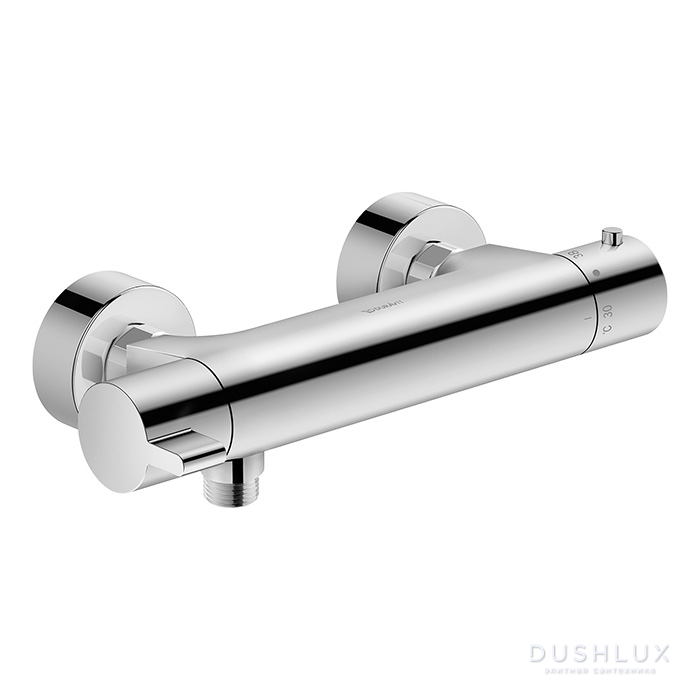 Фото Duravit B.2 Смеситель для душа, настенный, термостатический, цвет: хром