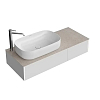Kerama Marazzi Magica Тумба 115.4х48.5х22см., подвесная, 2 ящика, цвет: утренний серый матовый