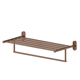 Newform Accessori tondi Полочка подвесная, цвет: PVD brushed copper bronze