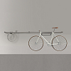 CEA Design HOOK Смеситель для сада 254см, настенный, трубчатый, с запорным вентилем и подсоединением для садового шланга, цвет: нержавеющая сталь