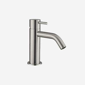 Webert Elio Steel Смеситель для раковины однорычажный с гибкой подводкой 50 см, цвет: полированная сталь